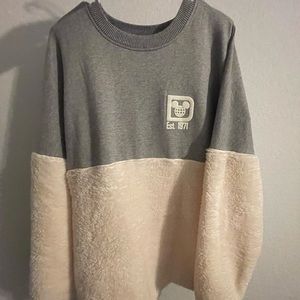 Disney sherpa fleece spirit jersey NWT detached
